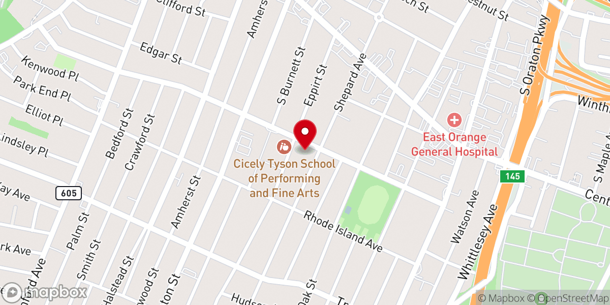 Map showing location of Elmwood United Presbyterian