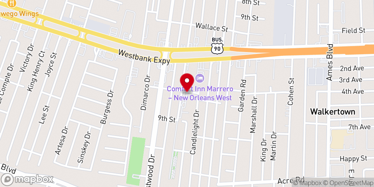 Map showing location of St. Agnes Le Thi Thanh Church