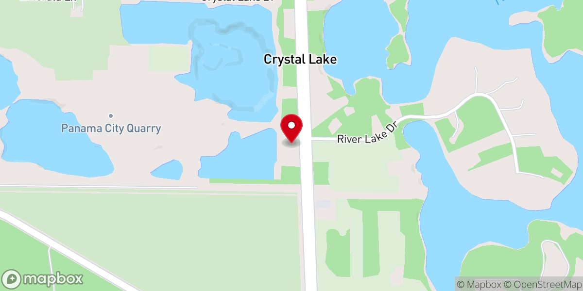 Map showing location of Sand Hill Church