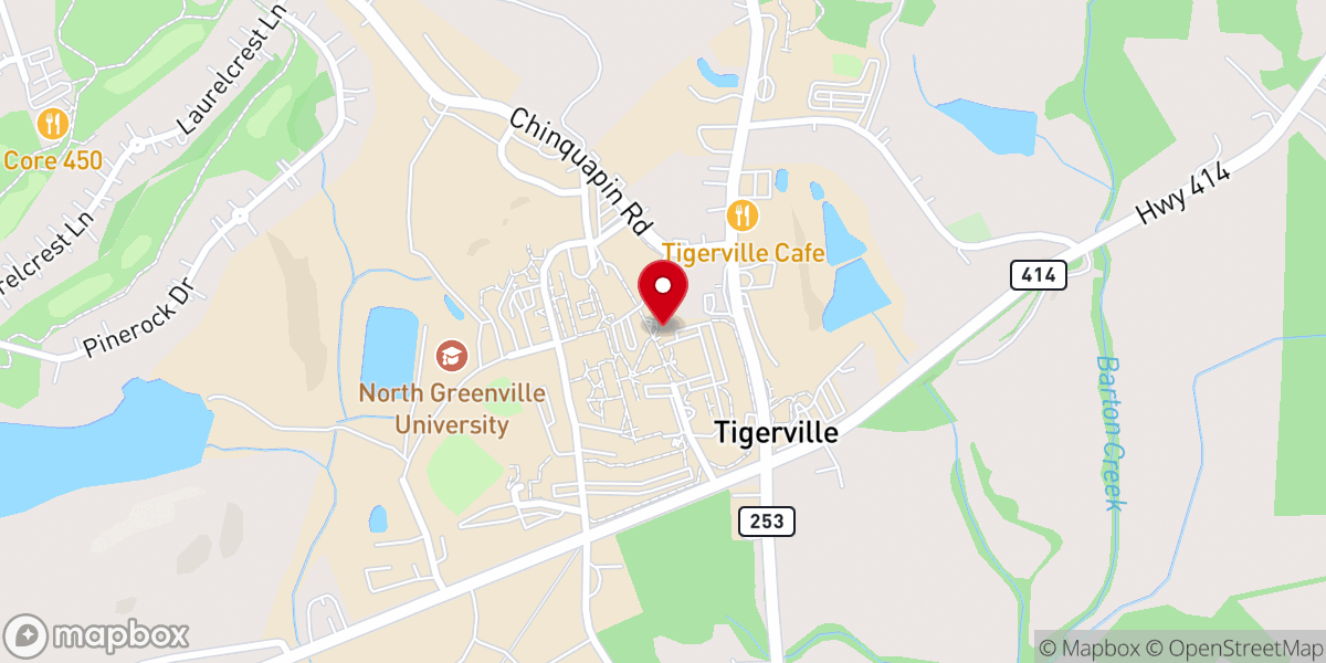 Map showing location of Todd Prayer Chapel