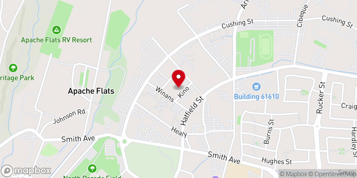 Map showing location of Kino Chapel