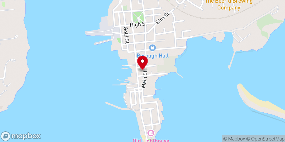 Map showing location of Portuguese Holy Ghost Society