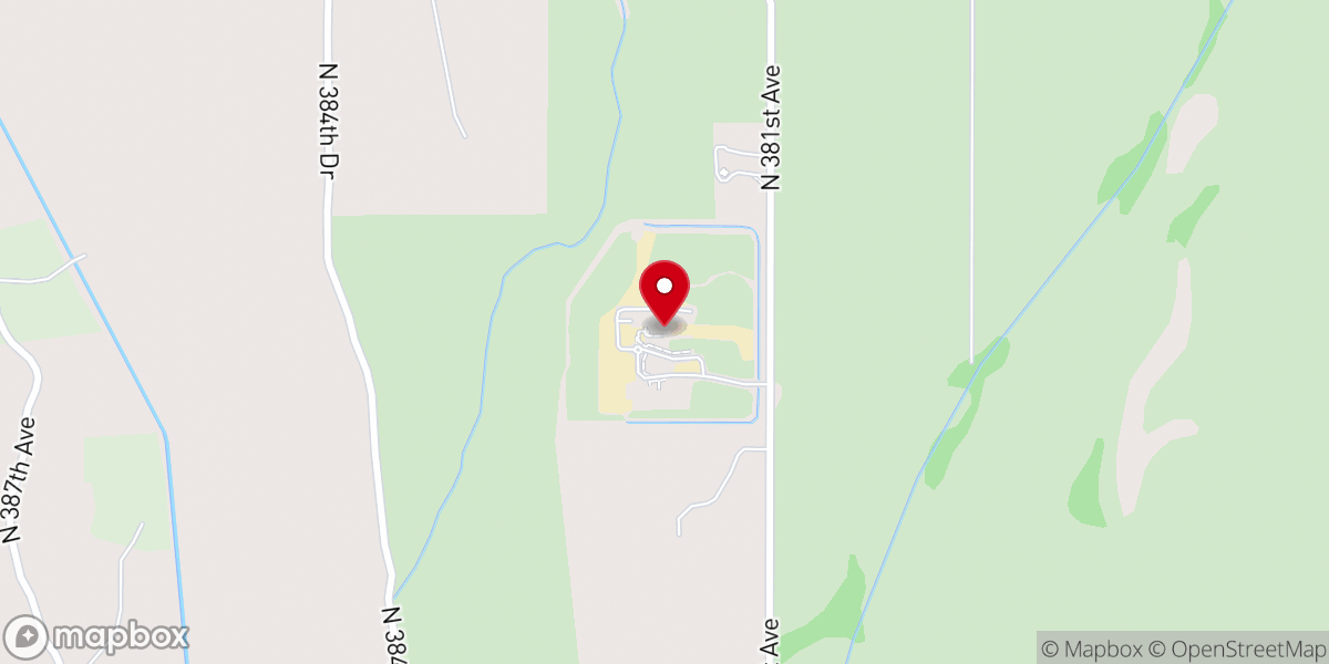 Map showing location of Our Lady of Solitude Monastery