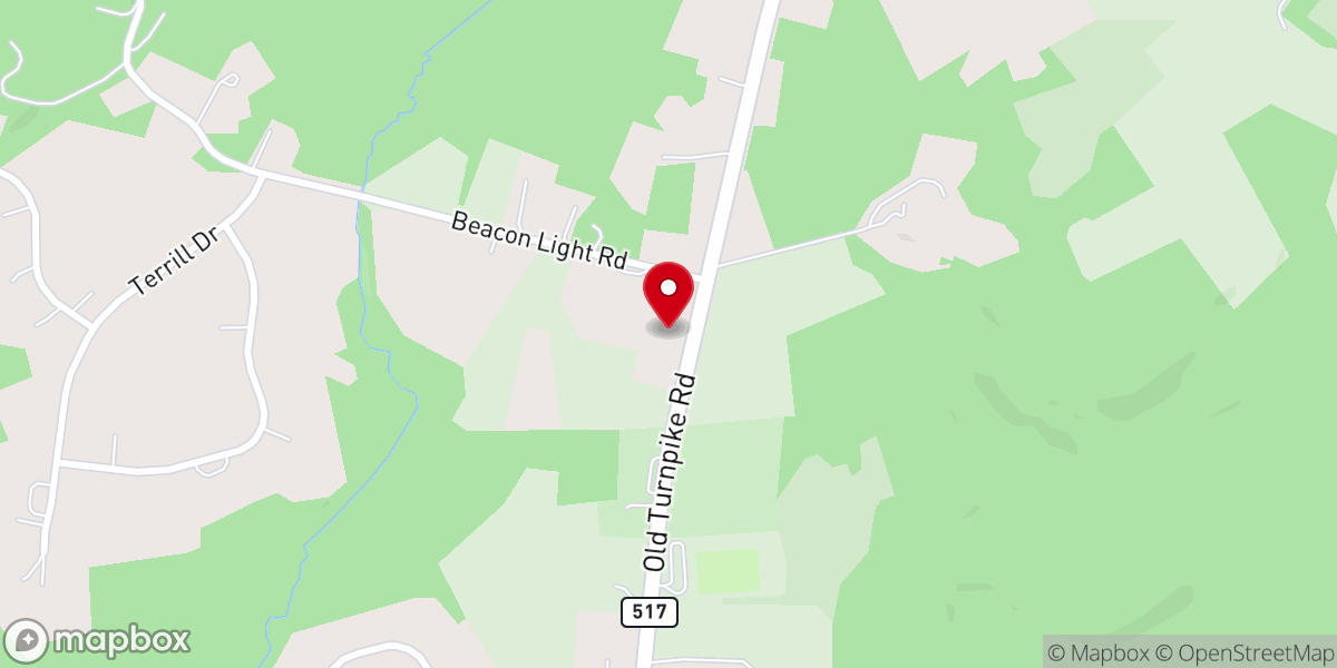 Map showing location of Fairmount Presbyterian Church