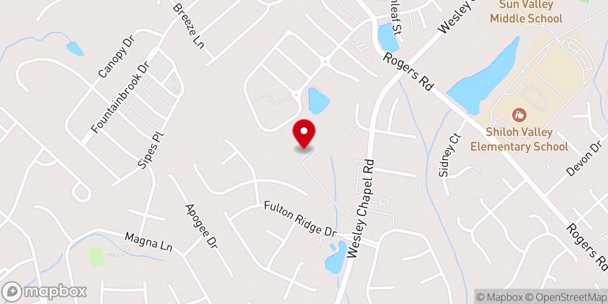 Map showing location of Lighthouse Family Church