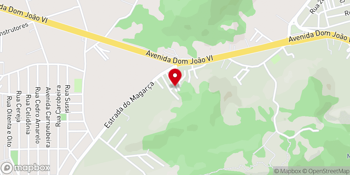 Map showing location of Assembleia De Deus Em Campo Grande