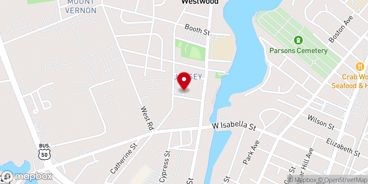 Map showing location of Holiness Christian Church