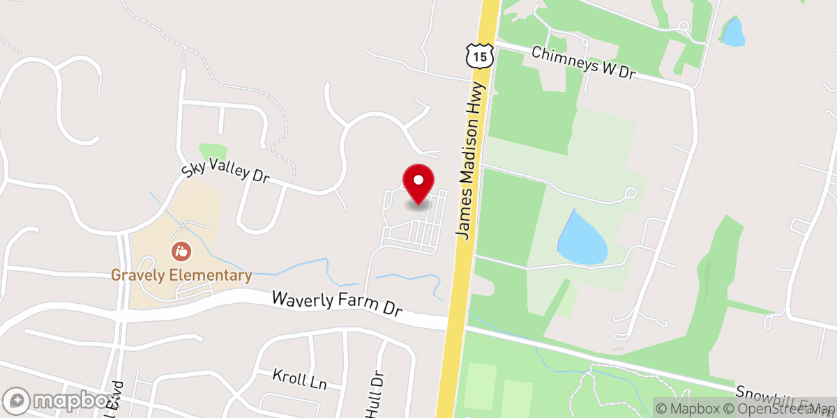 Map showing location of Park Valley Church