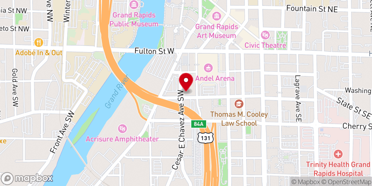 Map showing location of Full Quiver Foundation
