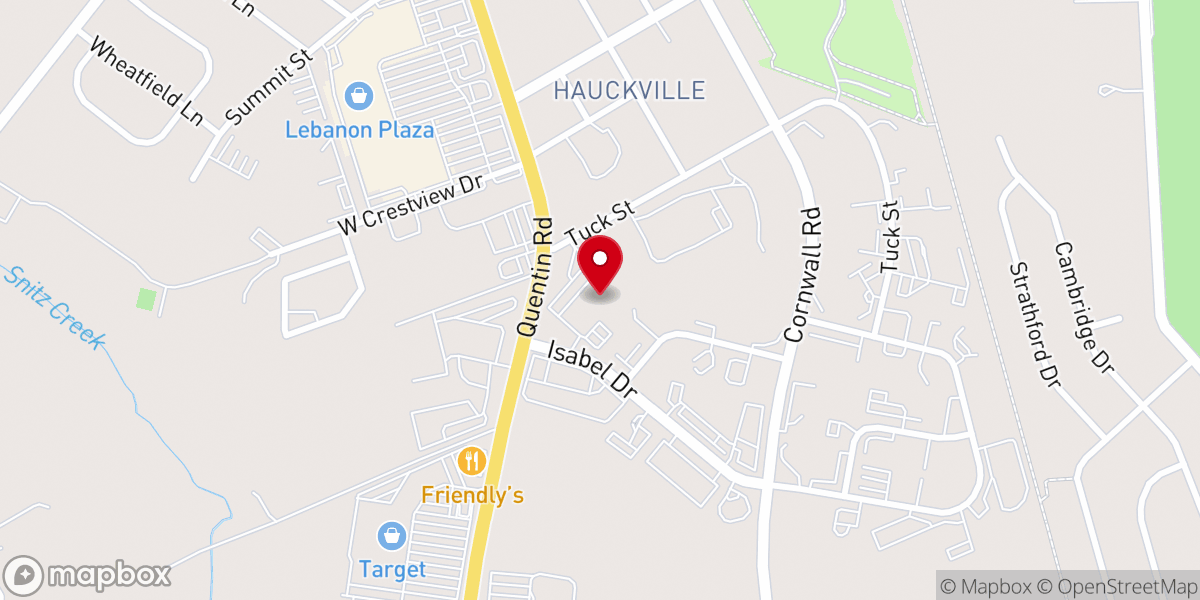 Map showing location of Church of the Good Shepherd