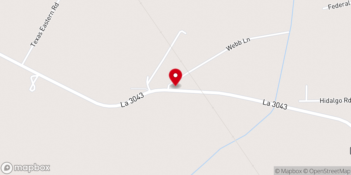 Map showing location of Starlight Baptist Church