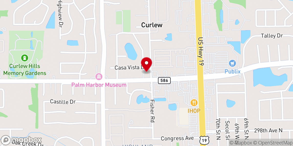 Map showing location of Slavic Christian Cultures Center Church