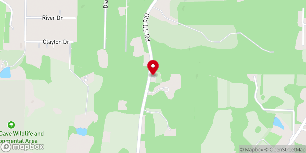 Map showing location of Friendship Missionary Baptist Church