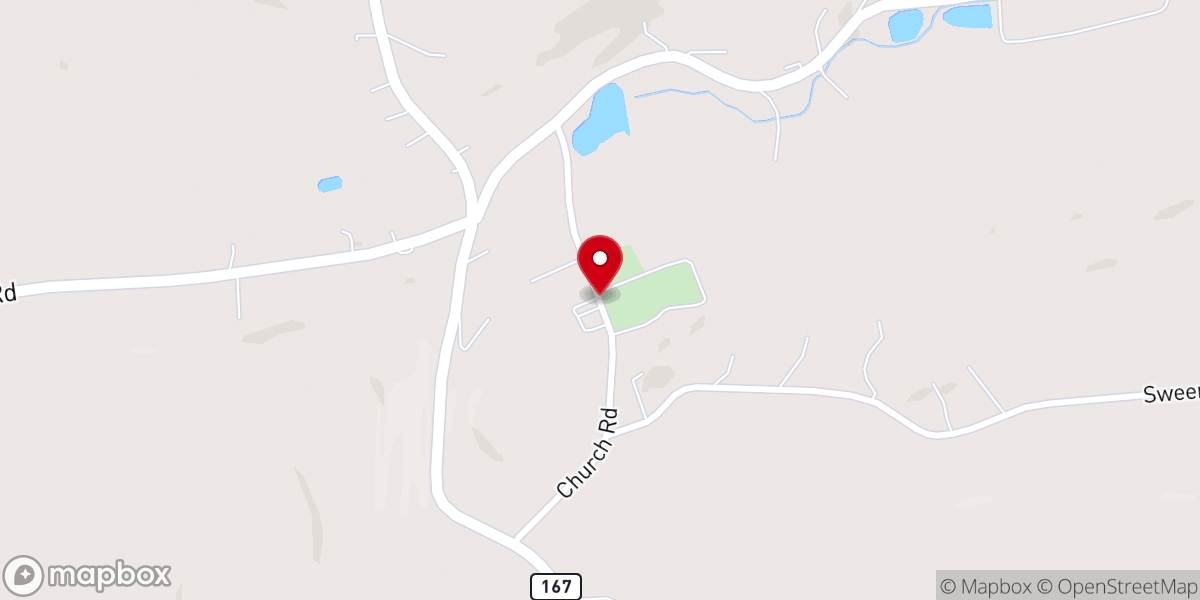Map showing location of St. Augustine's Church