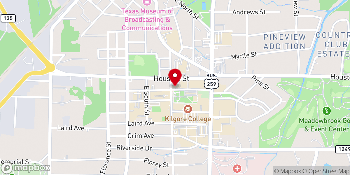 Map showing location of Christian Campus Center