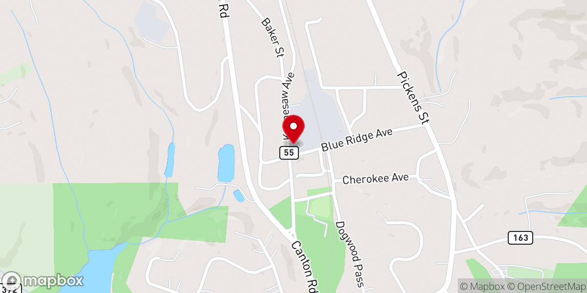 Map showing location of Nelson City Hall
