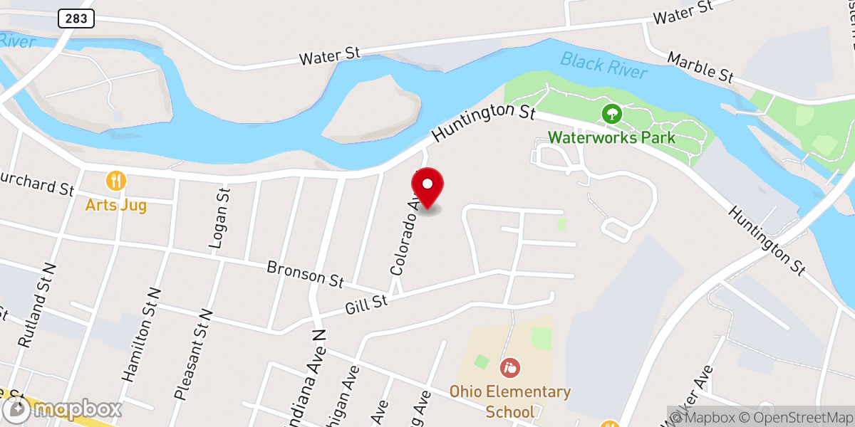 Map showing location of Chapin Living Waters