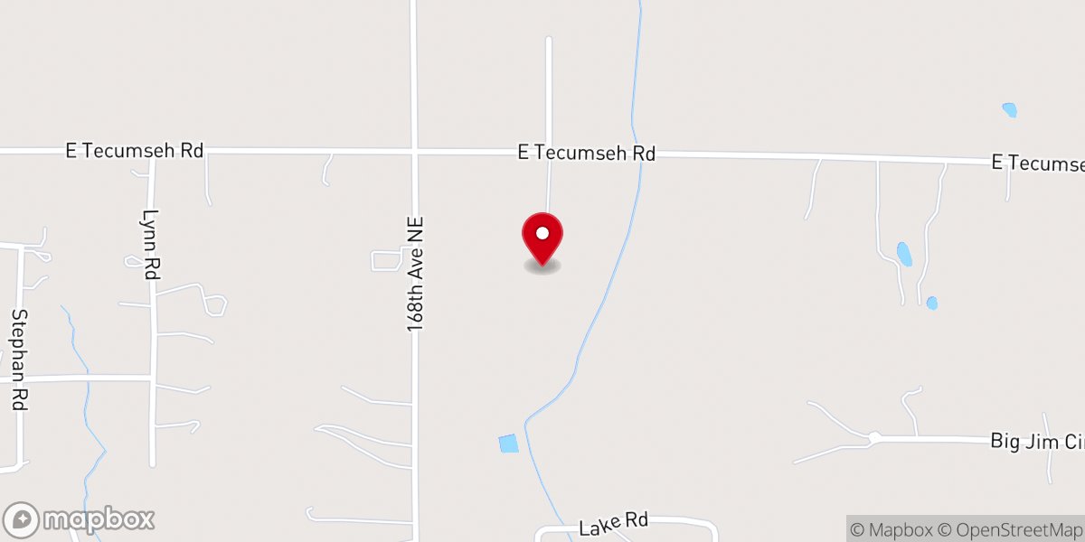 Map showing location of Cornerstone Indian Baptist Church
