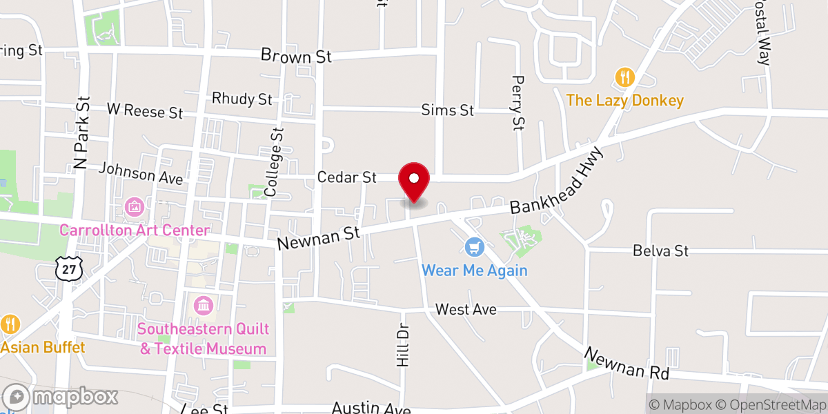 Map showing location of Saint Margarets Episcopal Church