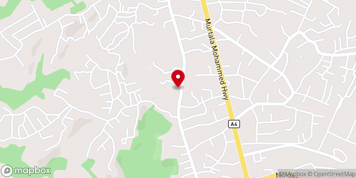 Map showing location of Gateway Baptist Church, Calabar