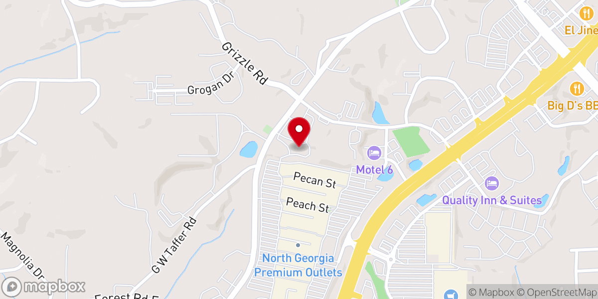 Map showing location of Soul Filling Station Church