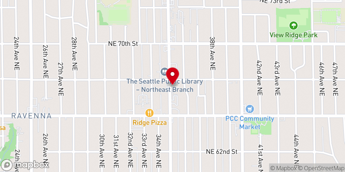 Map showing location of University Unitarian Church
