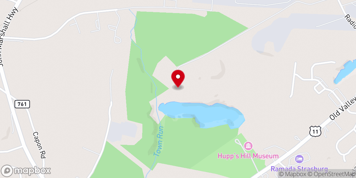 Map showing location of Cousins Paintball Skyline