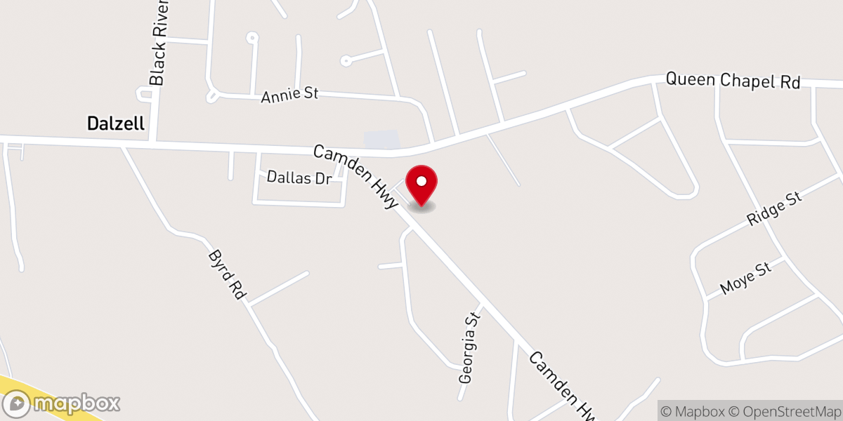 Map showing location of Anointed Word Church