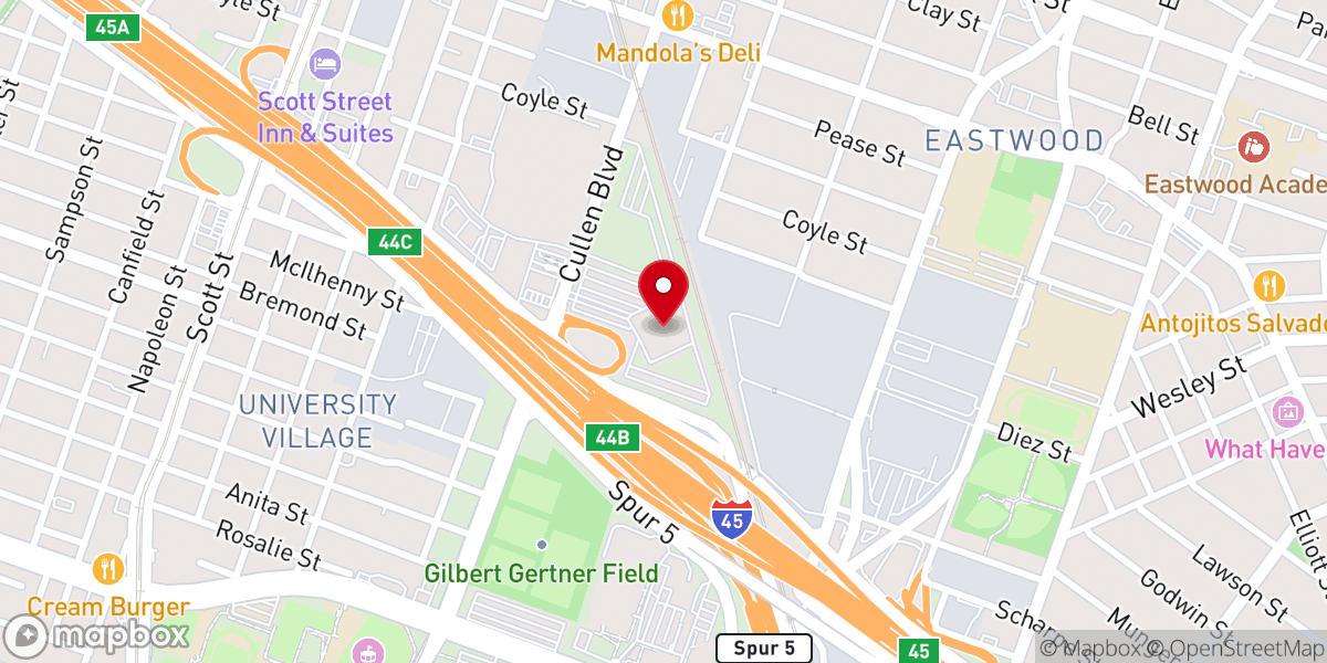 Map showing location of The Catholic Charismatic Center