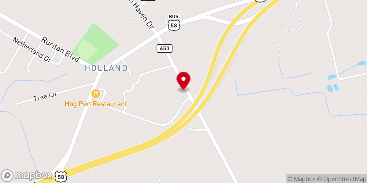 Map showing location of Holland Mission United Church