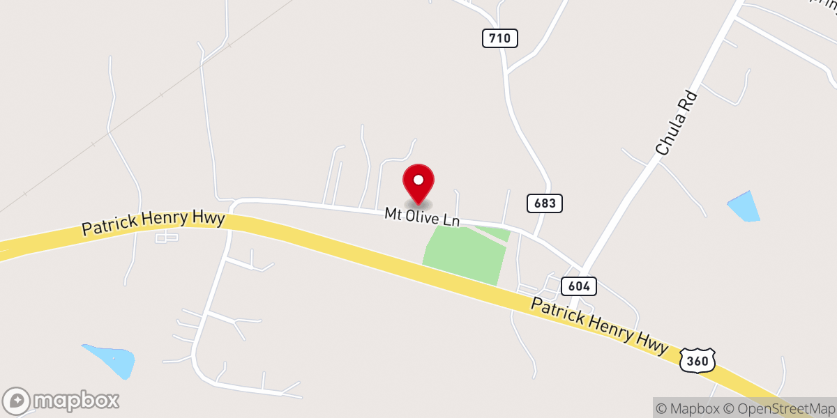 Map showing location of Church of the Holy Cross