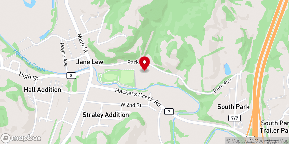 Map showing location of Grace Baptist Temple