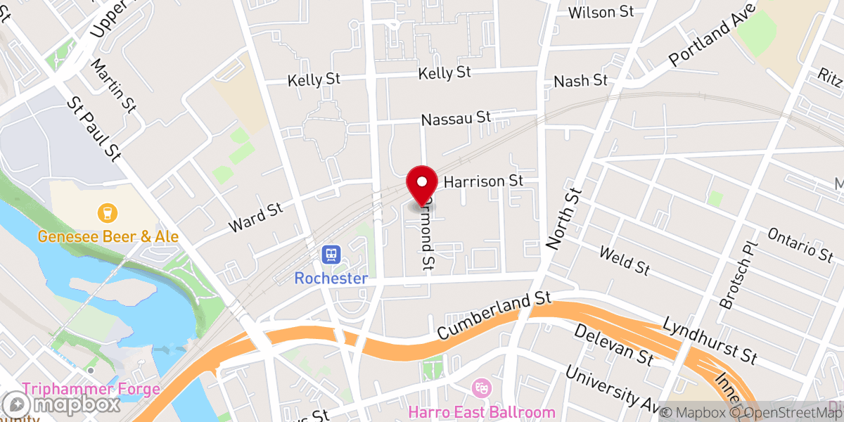 Map showing location of House of the Commandments