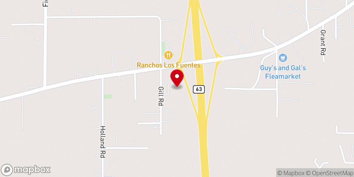 Map showing location of Mercy Ministries Church