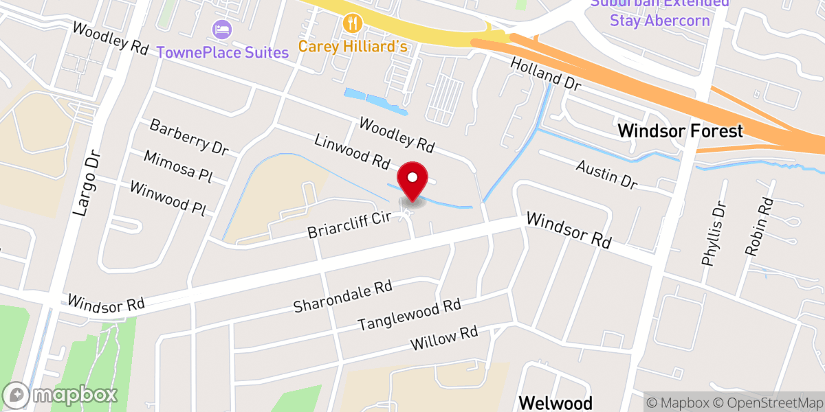 Map showing location of Freedom Fellowship