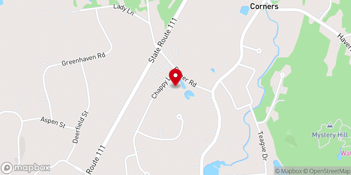 Map showing location of Salem Bible Church