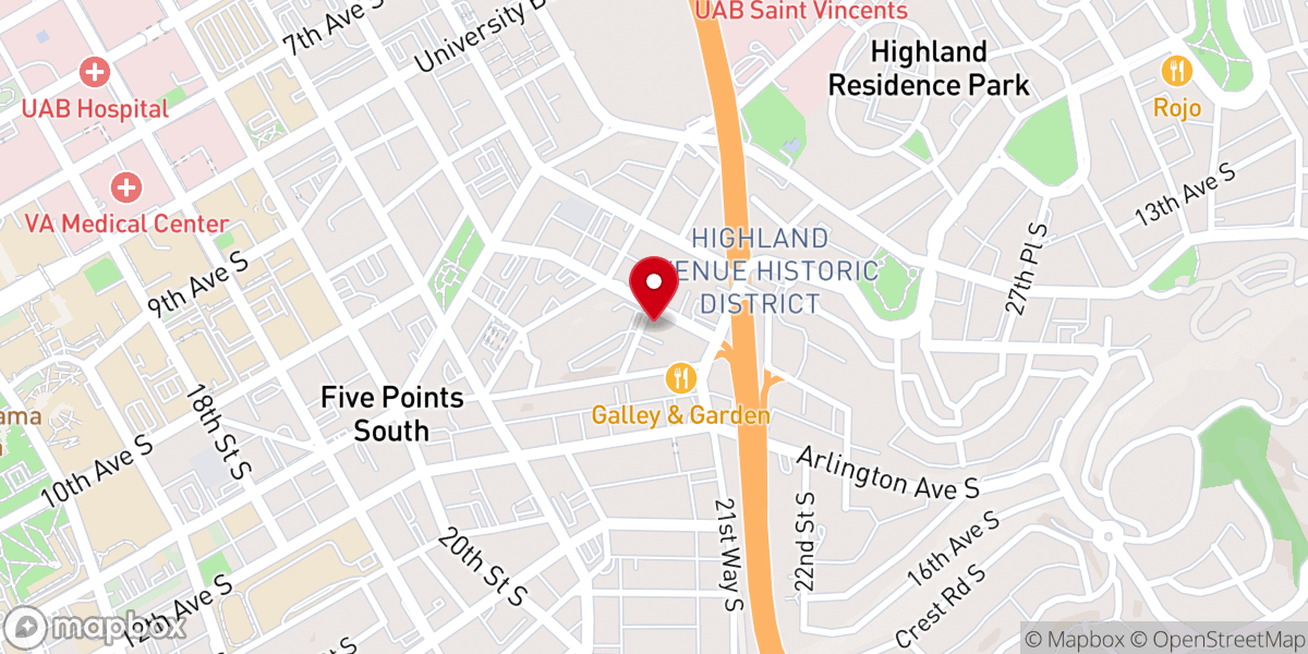 Map showing location of Faithful Steps Inc