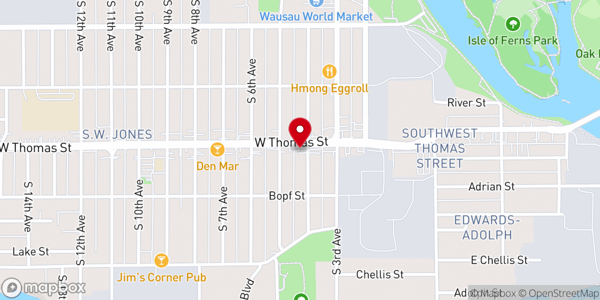 Map showing location of Grace Reformed Church