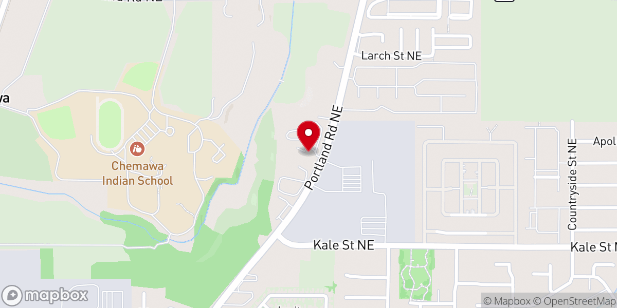 Map showing location of Church of God District Office