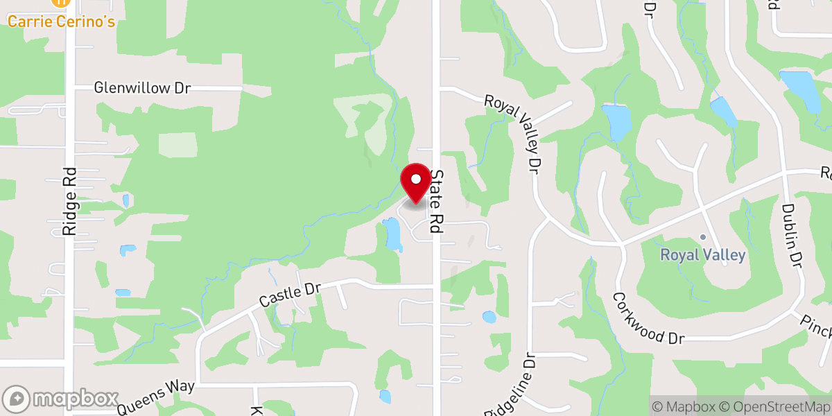Map showing location of Holy Trinity Ukrainian Orthodox Church of the OCU