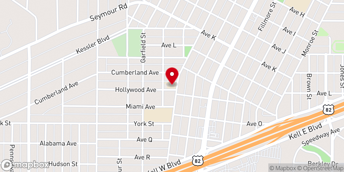 Map showing location of Kingdom Life Church