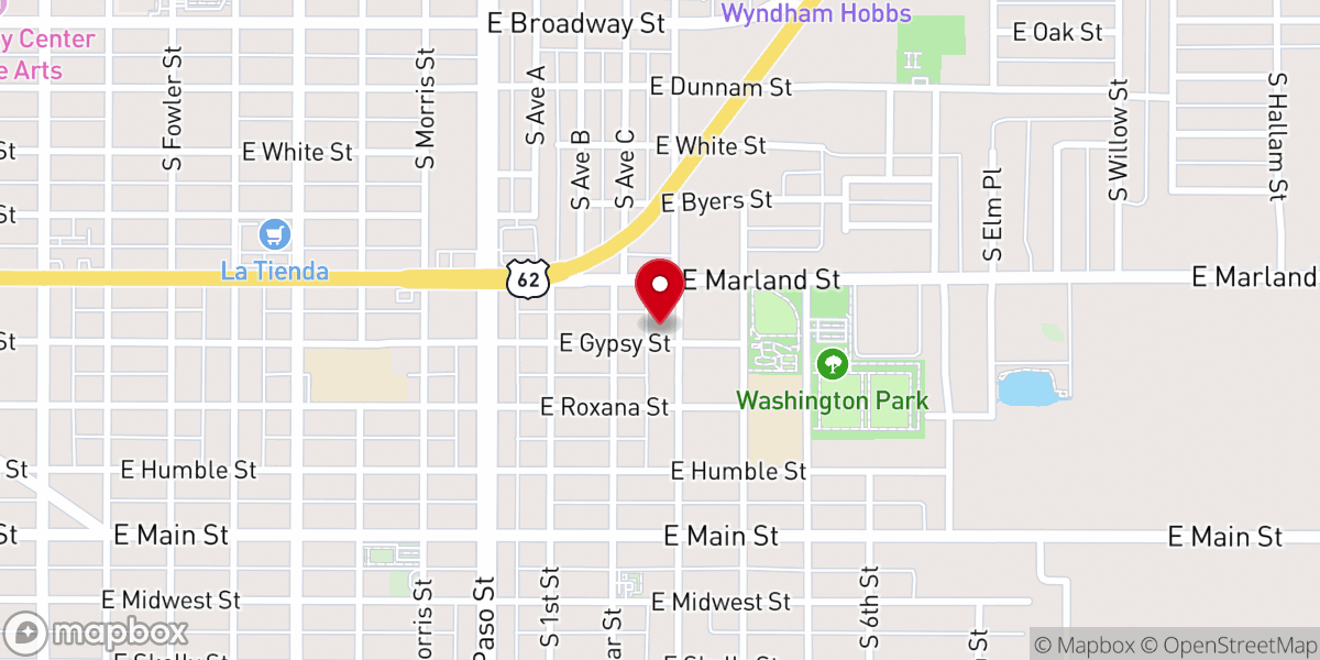 Map showing location of Little Zion Baptist Church