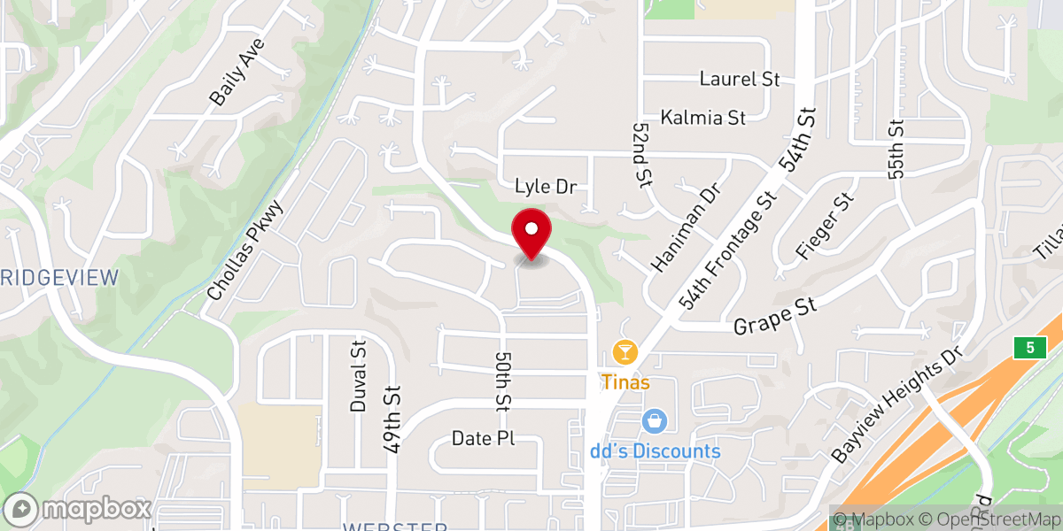 Map showing location of Bethel Family Worship