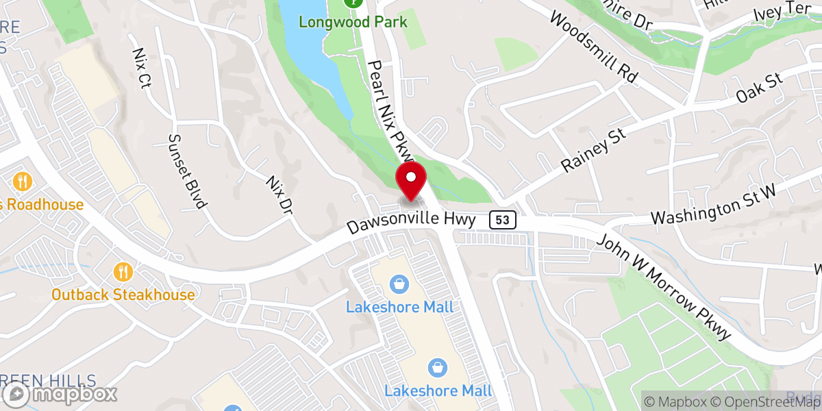Map showing location of Landmark United Pentecostal Church