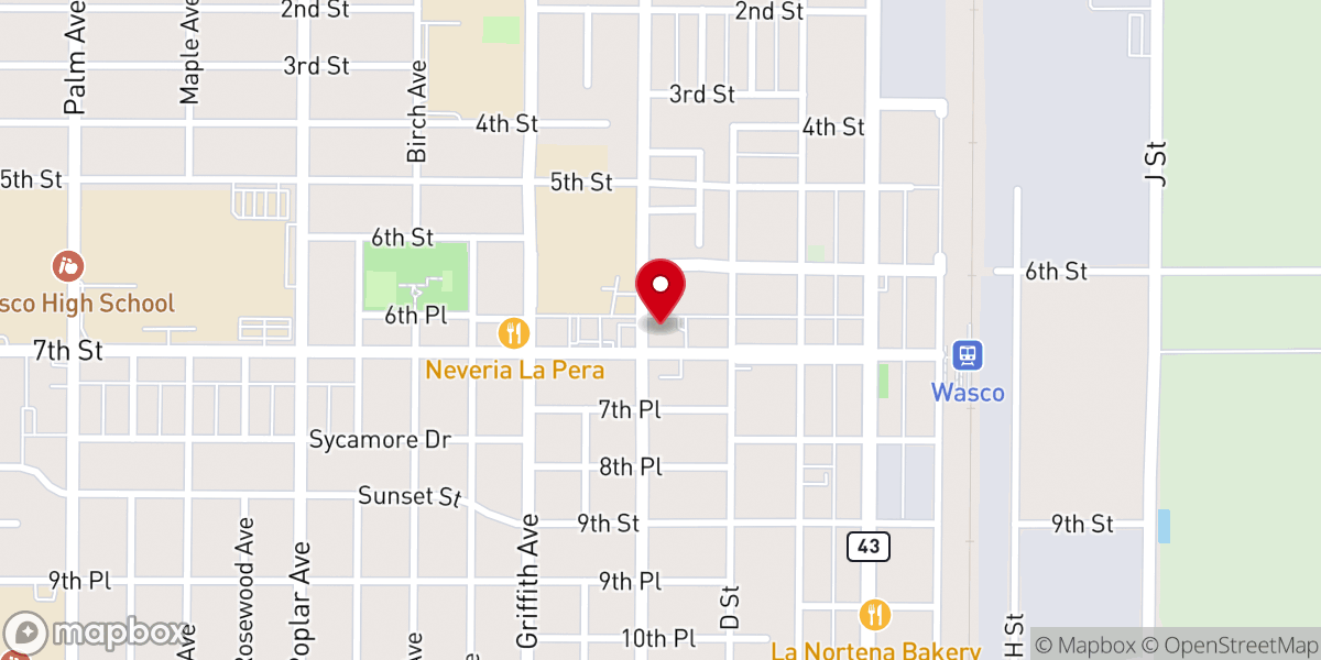 Map showing location of First Congregational Church Youth
