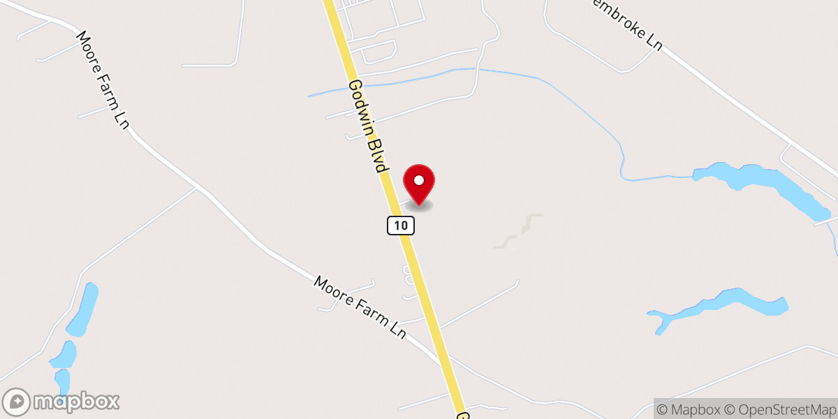 Map showing location of New Community Christian Center Church