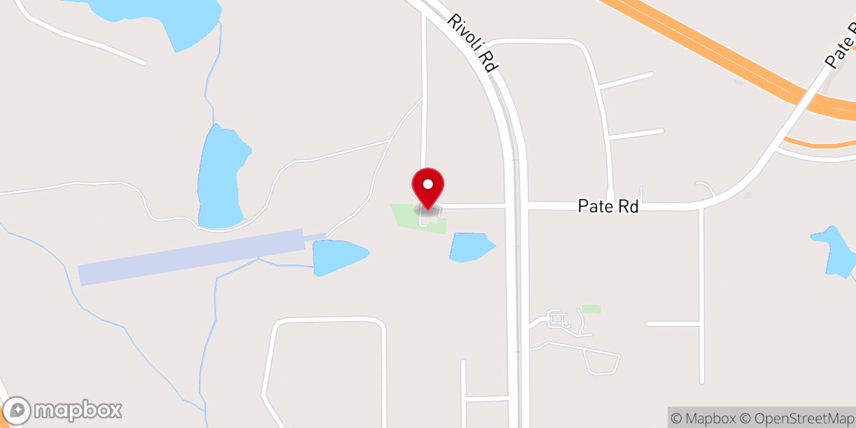 Map showing location of Mt. Zion Missionary Baptist Church