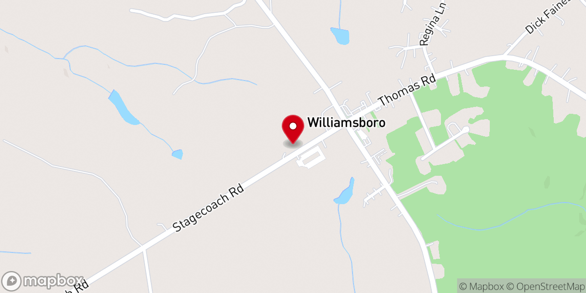 Map showing location of Old St Johns Episcopal Church