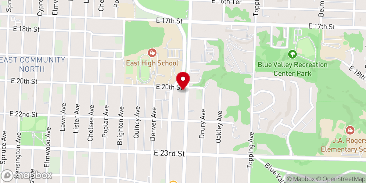 Map showing location of Saint Marys Grand Holy Tabernacle Church