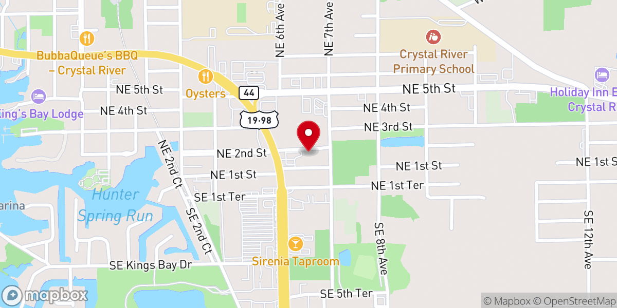 Map showing location of Bailey Temple Church of God in Christ